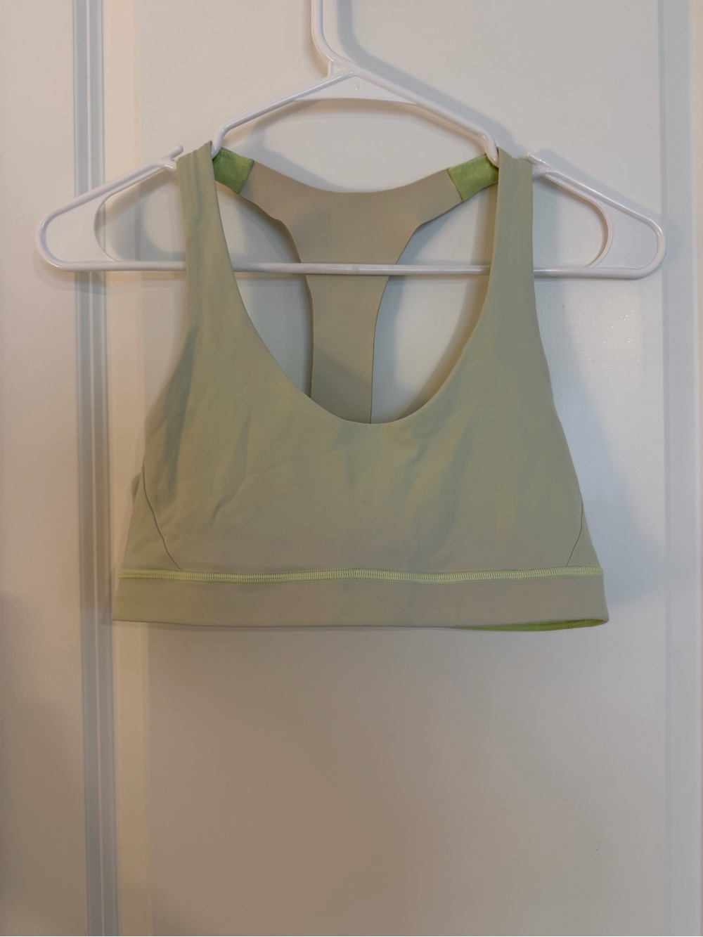 Light Green Lululemon Break Free Sports Bra